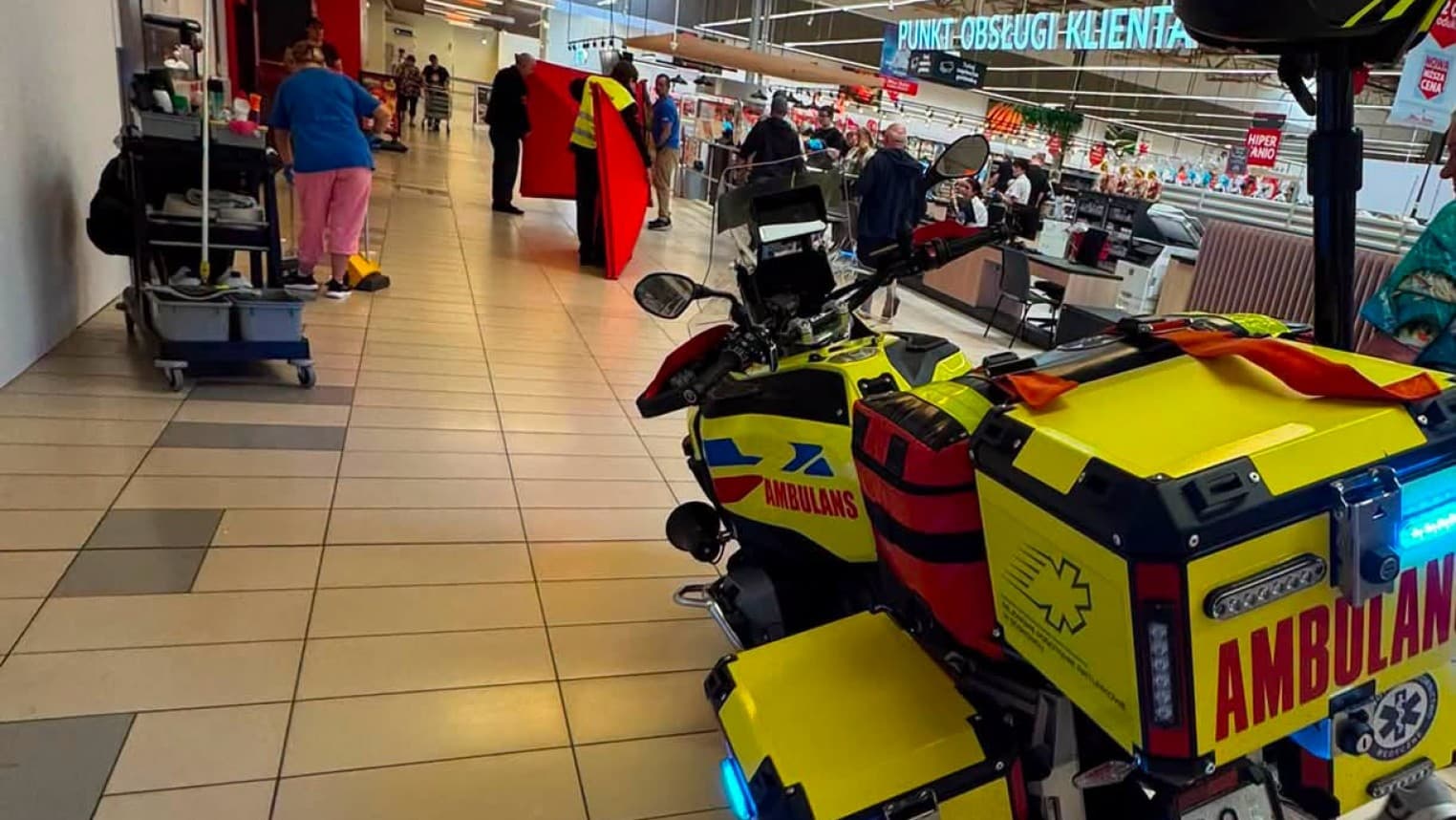 Sosnowiec: nietypowa akcja ratunkowa w galerii handlowej
