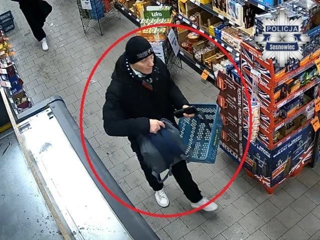 Sosnowiec: Policja szuka mężczyzny podejrzanego o kradzież sklepową w Milowicach