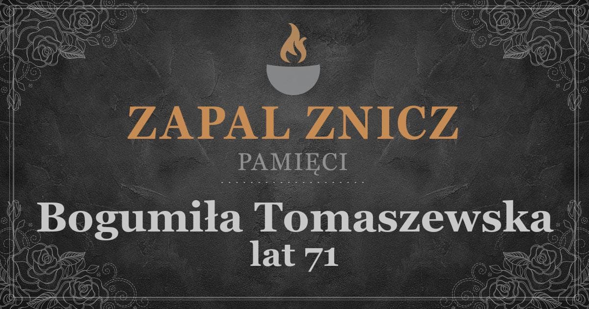 ŚPBogumiła Tomaszewska2 rocznica śmierci2024-07-16Zapalonych zniczy (4)