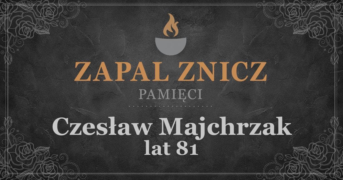 ŚPCzesław Majchrzak1 rocznica śmierci2025-07-18Zapalonych zniczy (11)