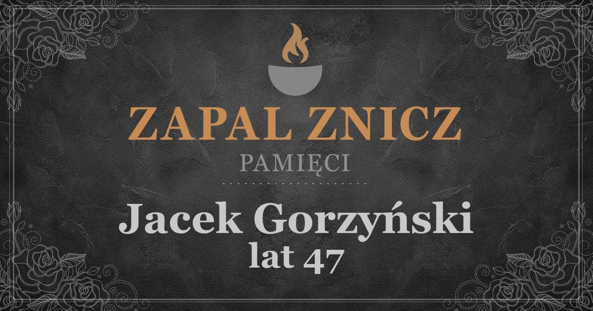 ŚPJacek Gorzyński1 rocznica śmierci2025-07-17Zapalonych zniczy (29)