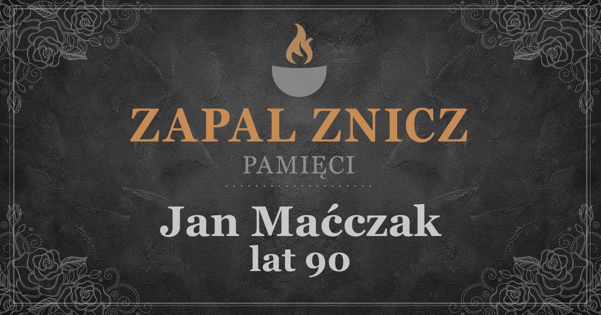 ŚPJan Maćczakżył lat 90Zapalonych zniczy (4)