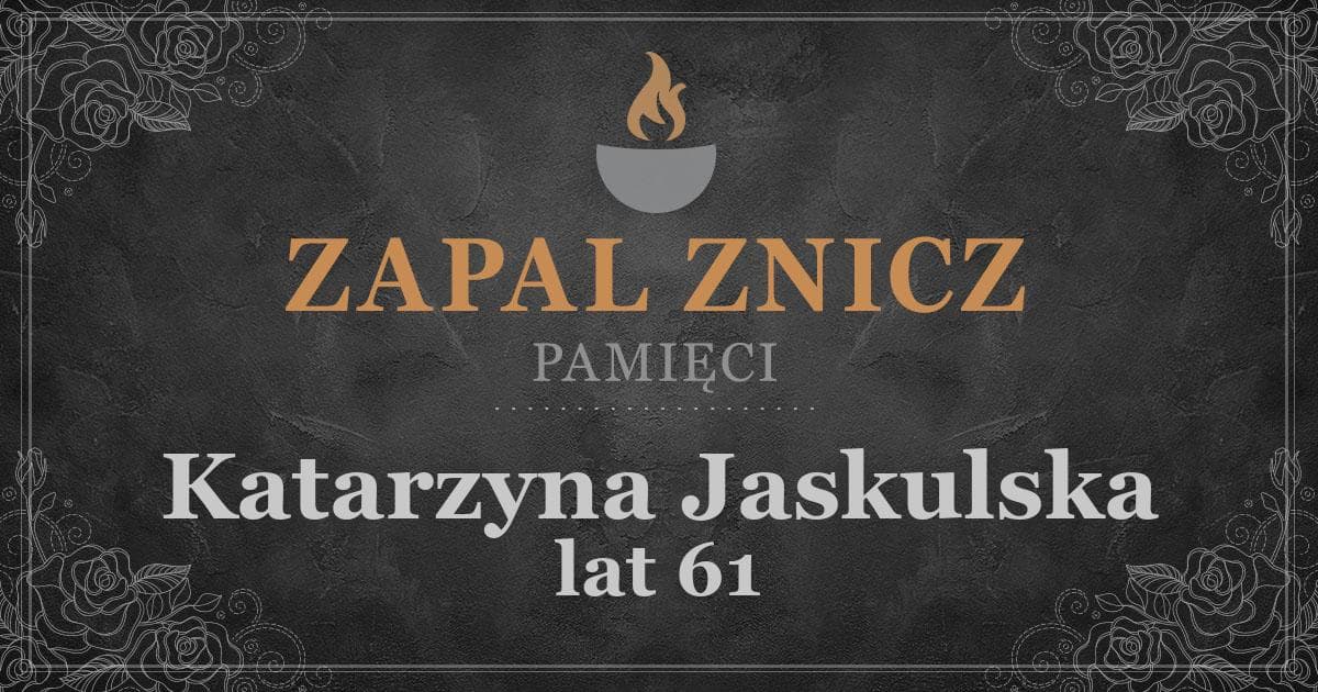 ŚPKatarzyna Jaskulska1 rocznica śmierci2025-07-16Zapalonych zniczy (2)