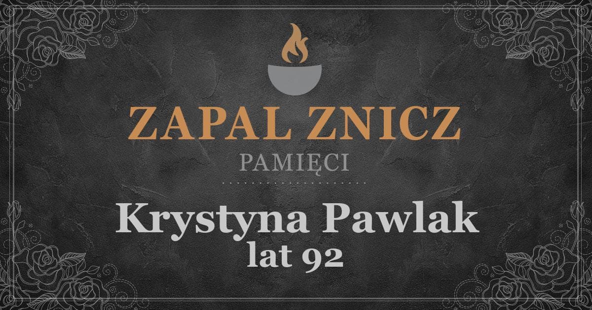 ŚPKrystyna Pawlak1 rocznica śmierci2025-07-16Zapalonych zniczy (18)