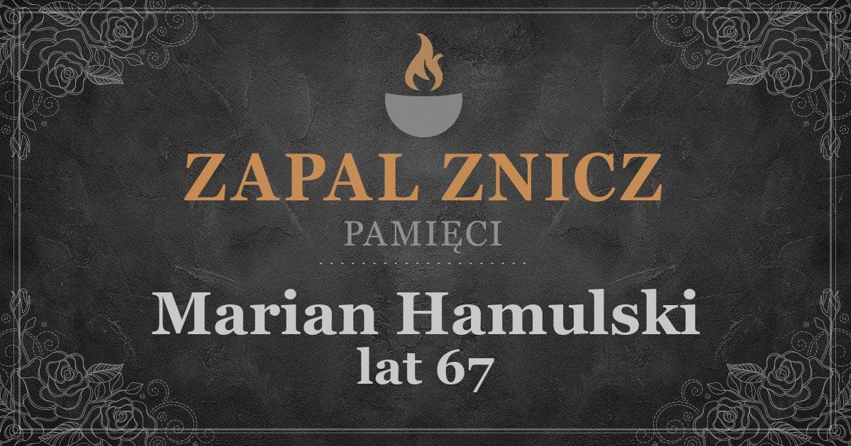 ŚPMarian Hamulski1 rocznica śmierci2025-07-25Zapalonych zniczy (22)