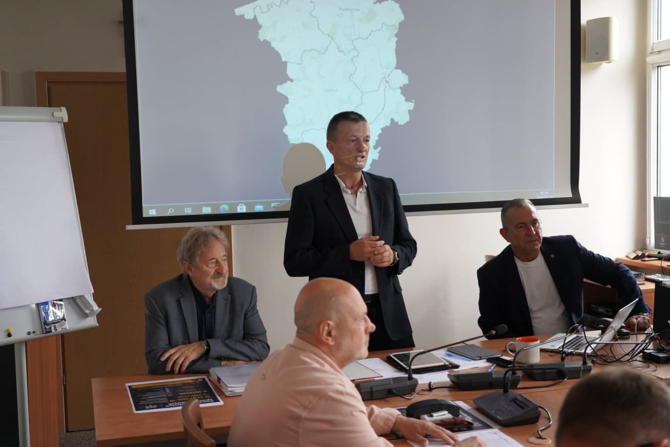 Spotkanie organizacyjne poświęcone przygotowaniom do ćwiczeń z wykorzystaniem systemu alarmowania ludności