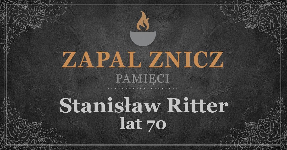 ŚPStanisław Ritterżył lat 70Zapalonych zniczy (15)