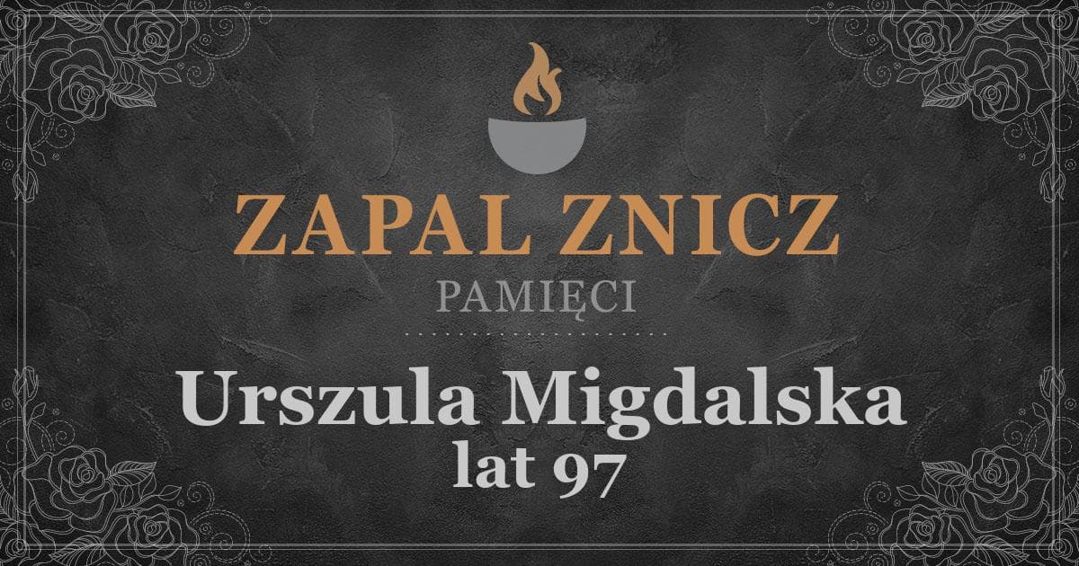 ŚPUrszula Migdalskażyła lat 97Zapalonych zniczy (11)