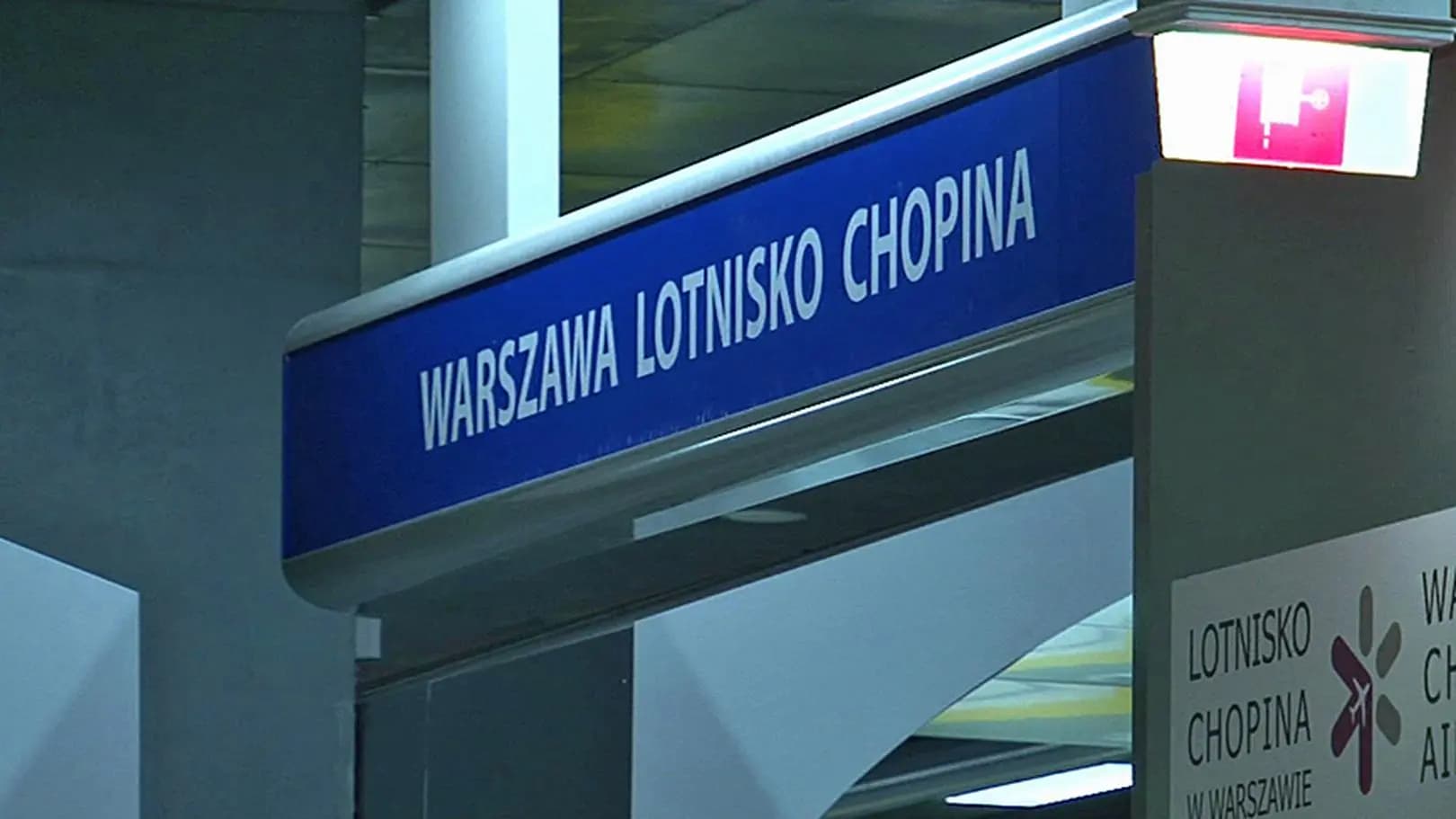 Stacja Warszawa Lotnisko Chopina wyłączona z ruchu do odwołania