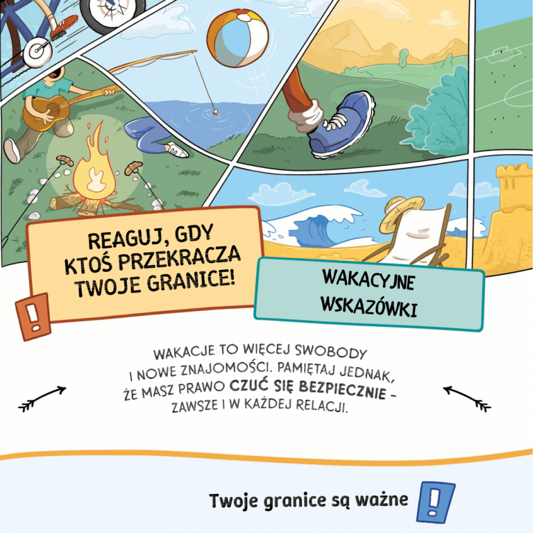 „Stawiam na bezpieczeństwo” – jak chronić dzieci podczas wakacji?