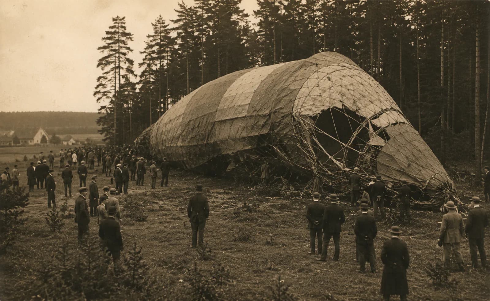Sterowiec Schütte-Lanz rozbił się pod Kaczorami 113 lat temu