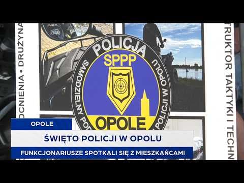 Święto Policji w Opolu. Funkcjonariusze spotkali się z mieszkańcami