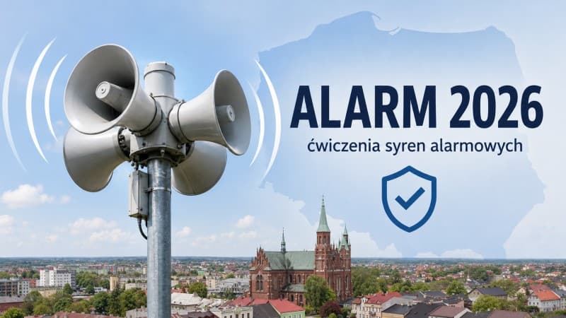 Syreny alarmowe w Turku i powiecie. To tylko ćwiczenia