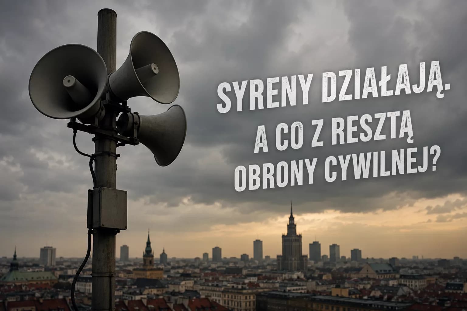 Syreny zawyły. A co z resztą obrony cywilnej?