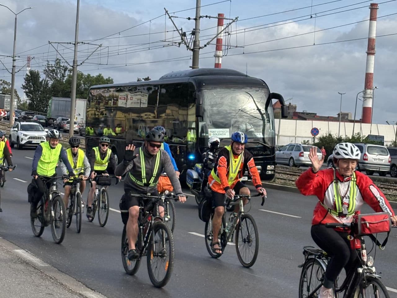 Szczecińska rowerowa zmierza na Jasną Górę