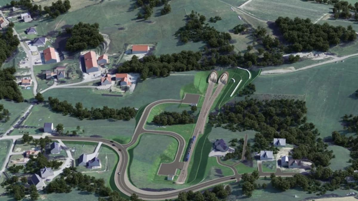 Sześć tuneli, estakady i nowy węzeł. Tak pojadą pociągi