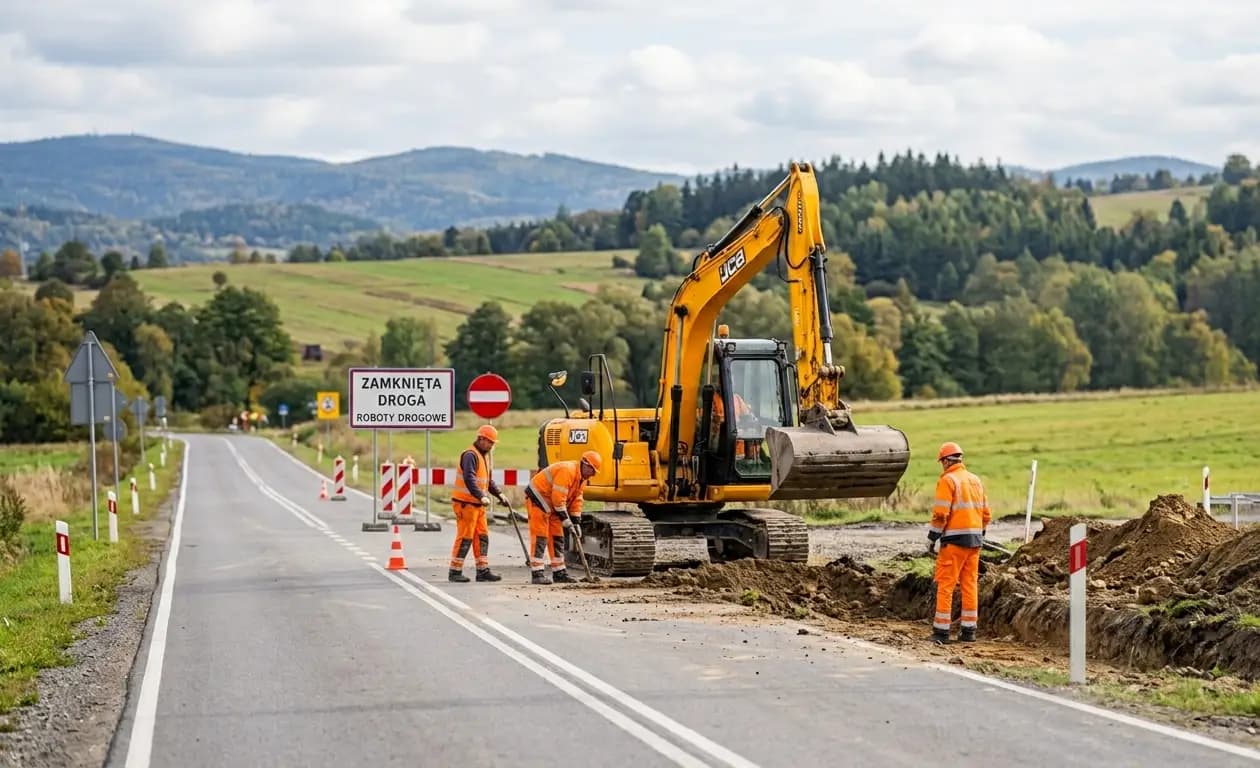 Ta droga zamieni się w plac budowy. Sprawdź, gdzie kierowcy napotkają utrudnienia