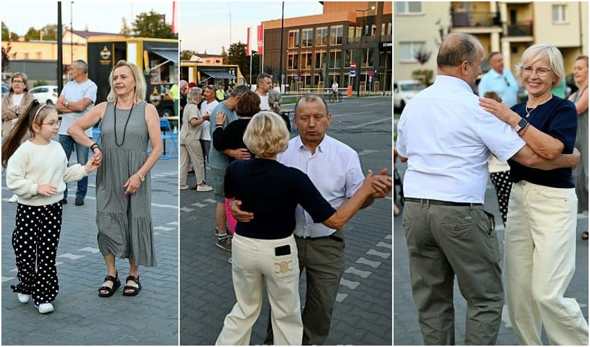 Taniec pod gołym niebem. Sobotnia potańcówka w Wysokiem Mazowieckiem