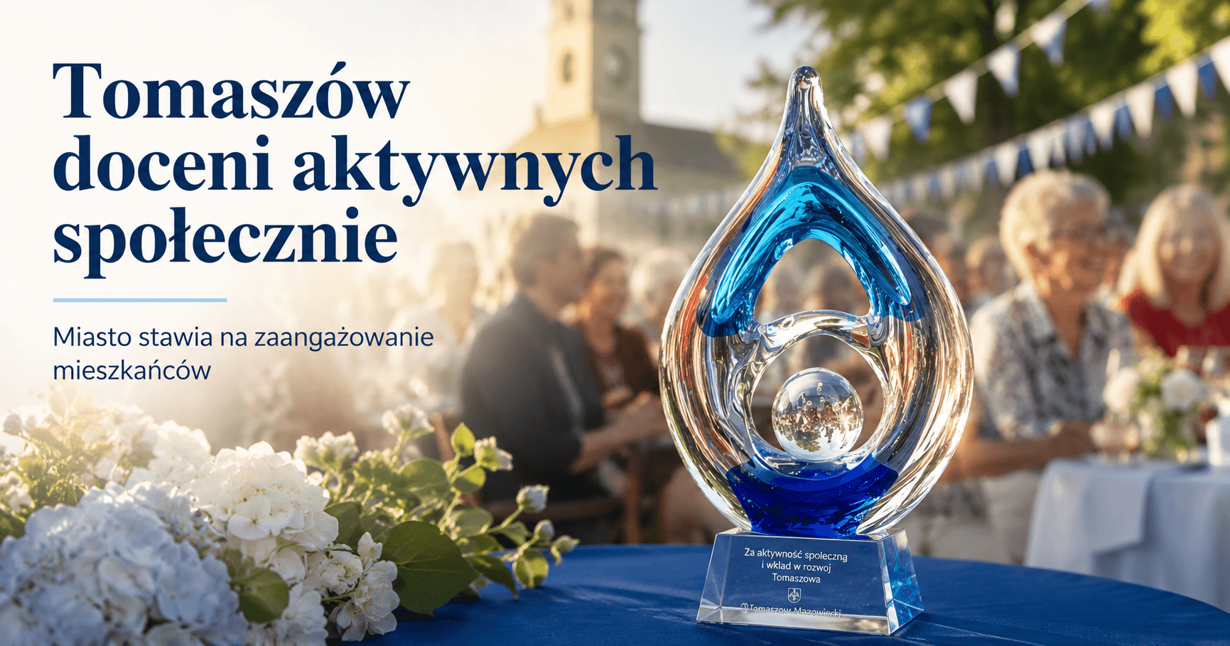 Tomaszów chce docenić aktywnych społecznie. Miasto stawia na zaangażowanie mieszkańców