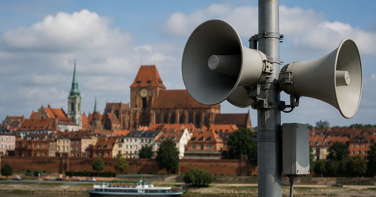 Toruń | We wtorek możesz usłyszeć alarm. Służby wydały ważny apel