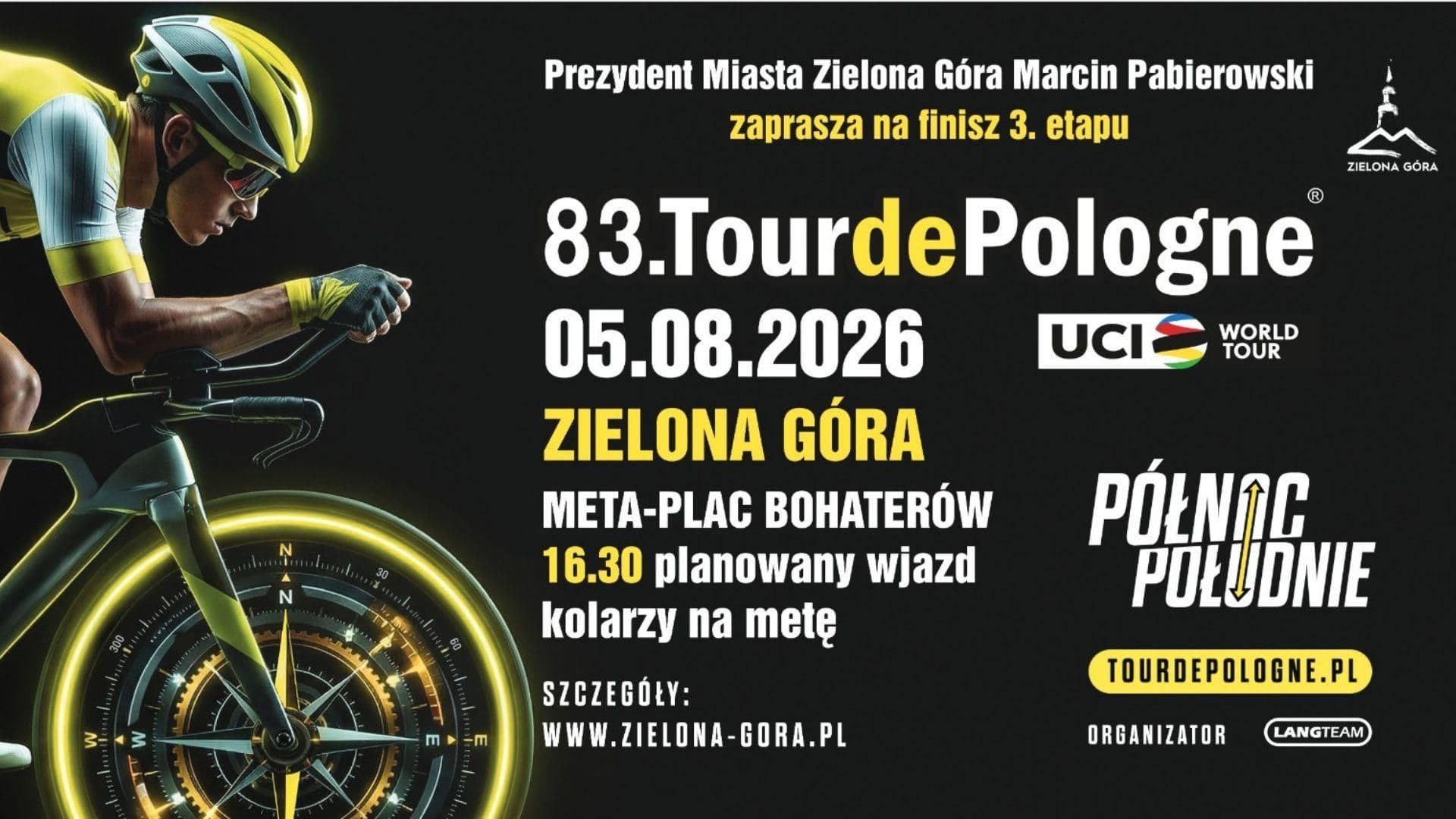 Tour de Pologne w Zielonej Górze. Kierowców czekają utrudnienia, mieszkańcy pojadą za darmo