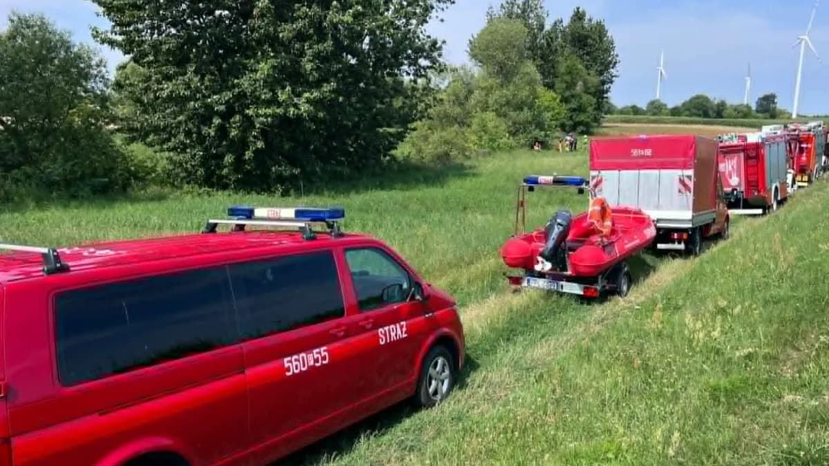 Tragedia nad Prosną. Ciało dryfowało w wodzie