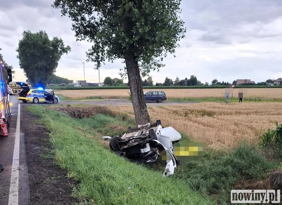 Tragedia w Żerdzinach. 28-letni mężczyzna zginął w wypadku