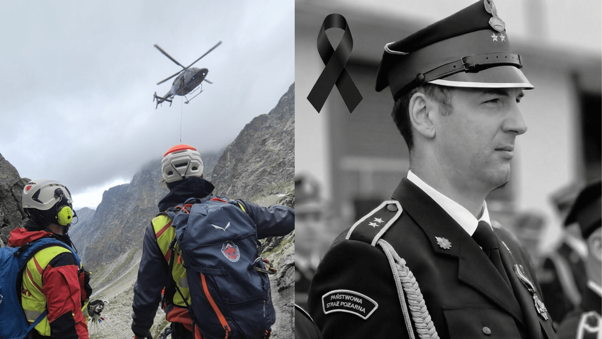 Tragiczna śmierć w słowackich Tatrach. Toruńscy strażacy żegnają swojego kolegę