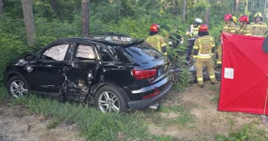 Tragiczne zderzenie motocykla i samochodu osobowego - zginął 50-letni motocyklista