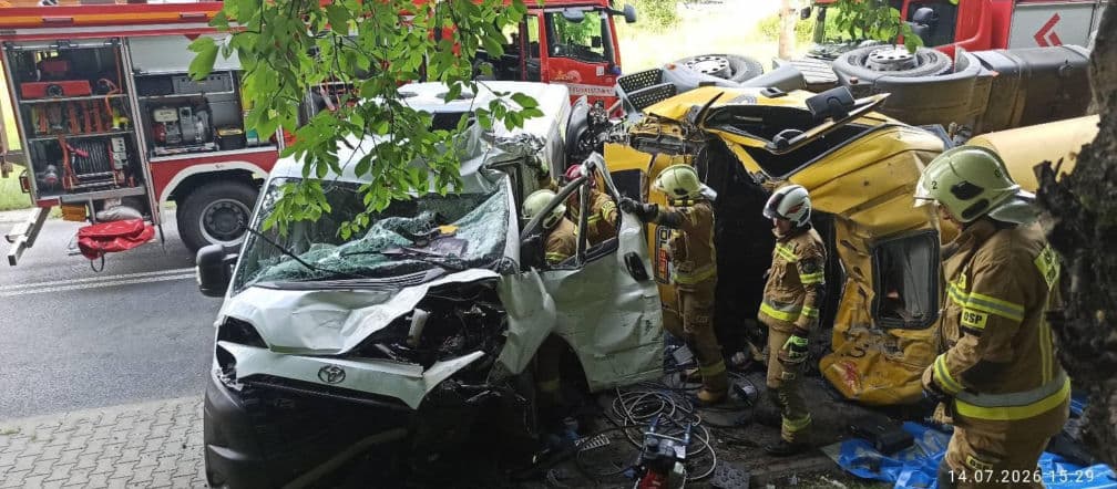 Tragiczny finał jazdy betoniarką. Śledczy badają sprawę