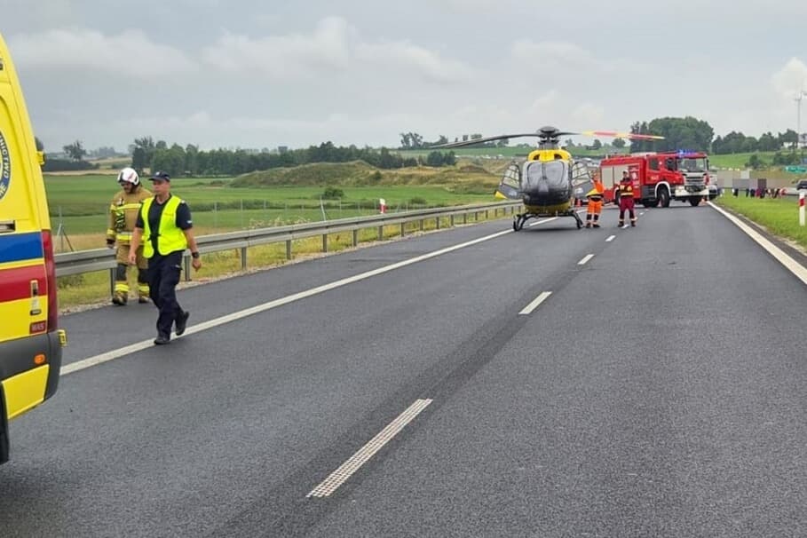 Tragiczny finał wypadku na S5. Nie żyje nastoletni motocyklista