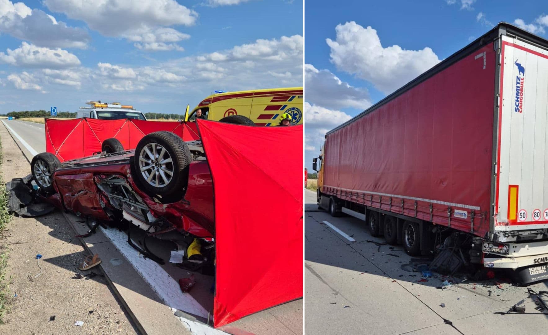 Tragiczny wypadek na A4. Nie żyje kobieta, autostrada zablokowana w kierunku Wrocławia