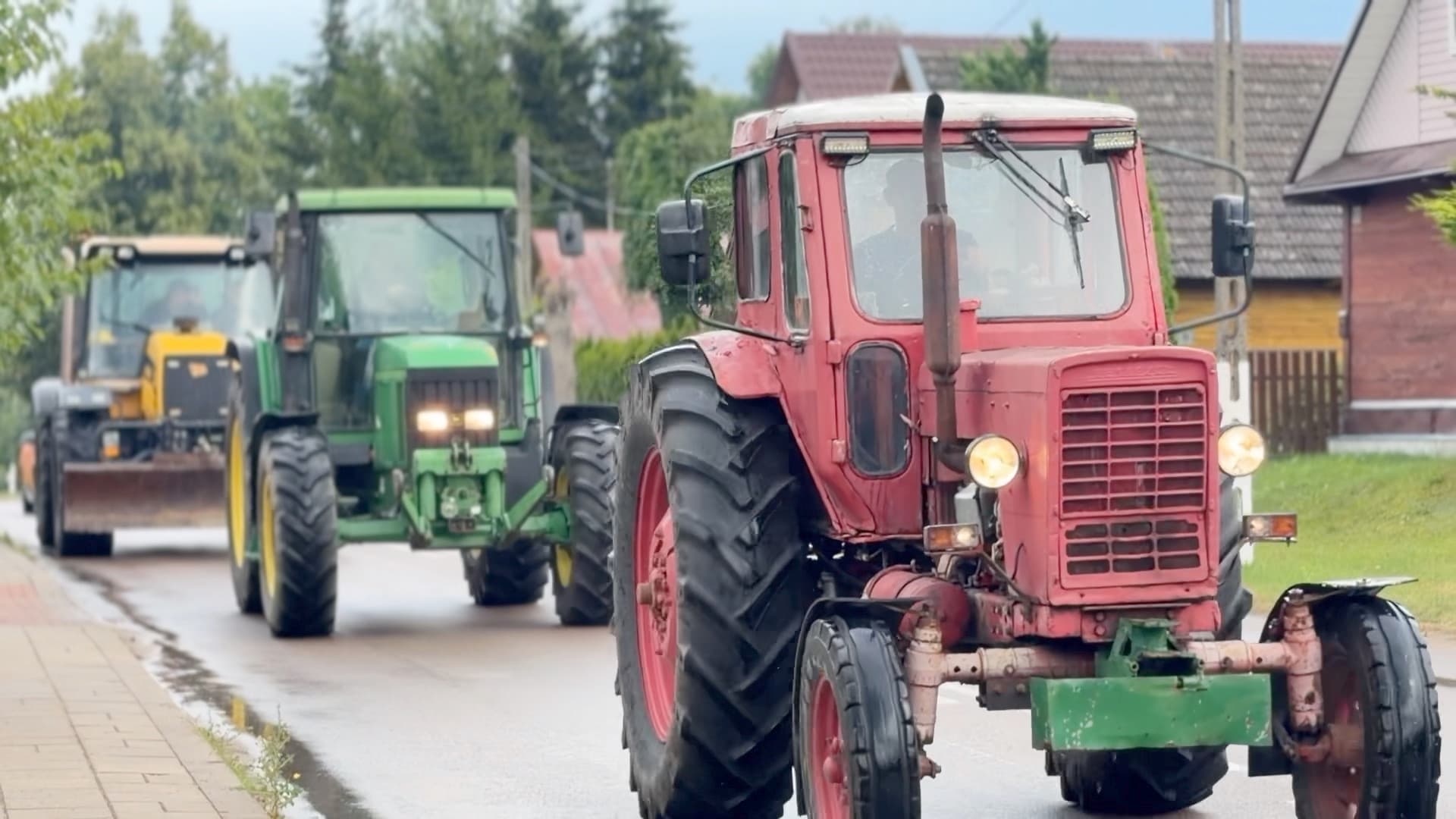 Traktory i sianokosy w Trześciance i Socach