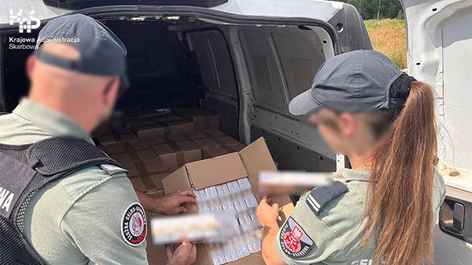 Transport nielegalnych papierosów za ponad 200000 zł zatrzymany w powiecie kędzierzyńsko-kozielskim