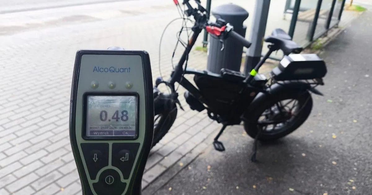 Trzech pijanych na e-rowerach i hulajnogach. Kontrole w Gdyni