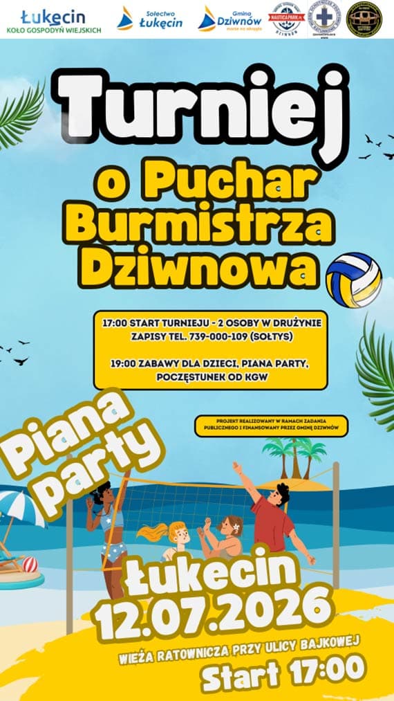 Turniej o Puchar Burmistrza Dziwnowa w Łukęcinie