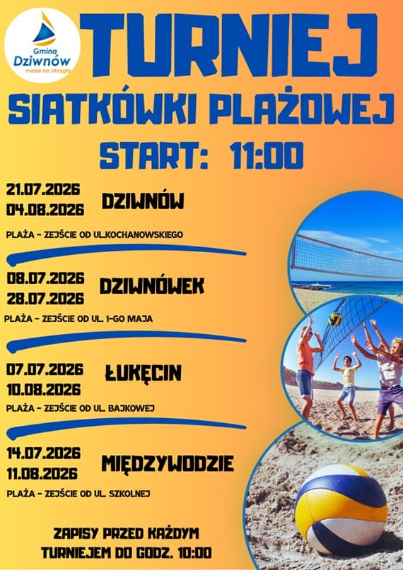 Turniej siatkówki plażowej