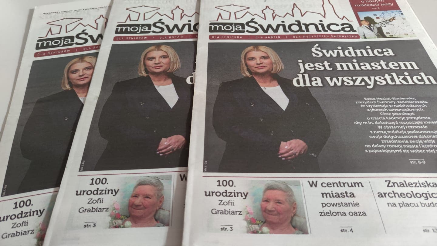 Tysiące złotych na „Moją Świdnicę”. Drukarnia wybrana „przez telefon”, brak kontroli dostaw i ukryte koszty