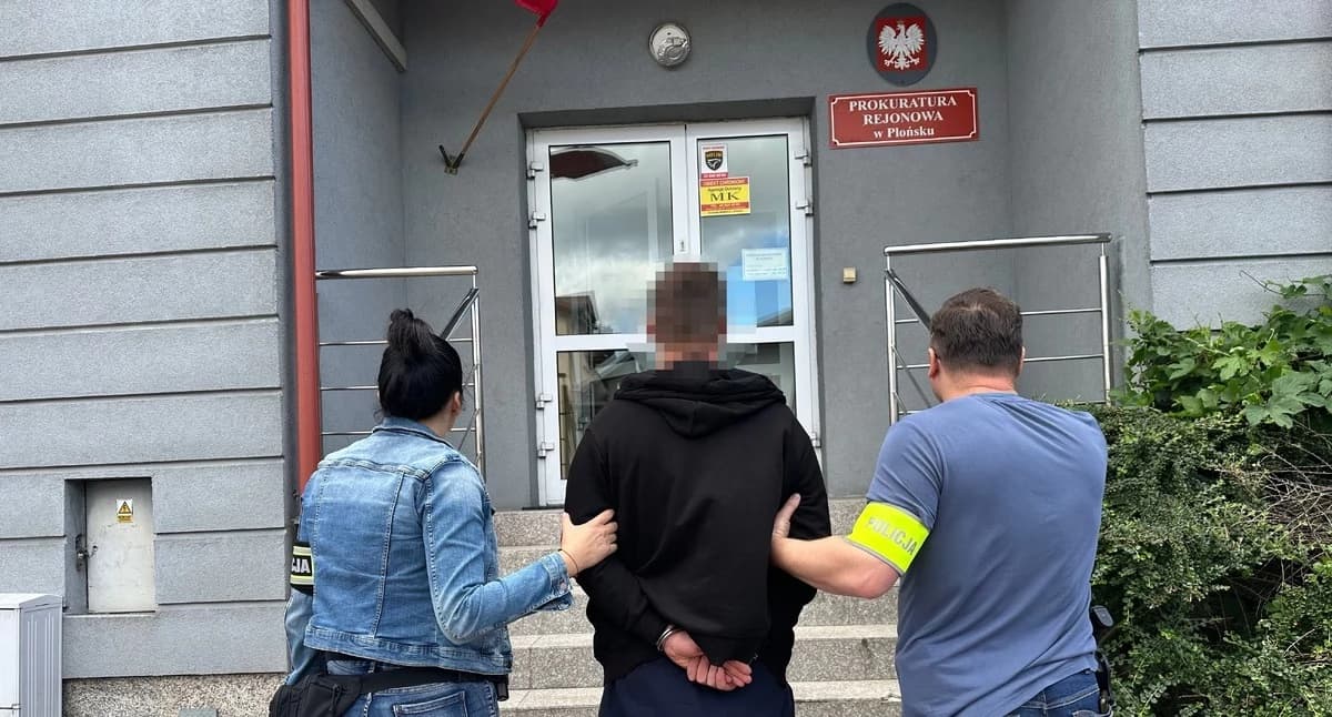 U sąsiadów. Narkotyki ukryte w lesie, w starym telewizorze. 22-latek wpadł w ręce kryminalnych