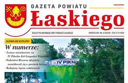 Ukazał się drugi numer „Gazety Powiatu Łaskiego”
