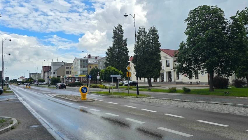 Ulewny deszcz, burze i grad w powiecie wysokomazowieckim