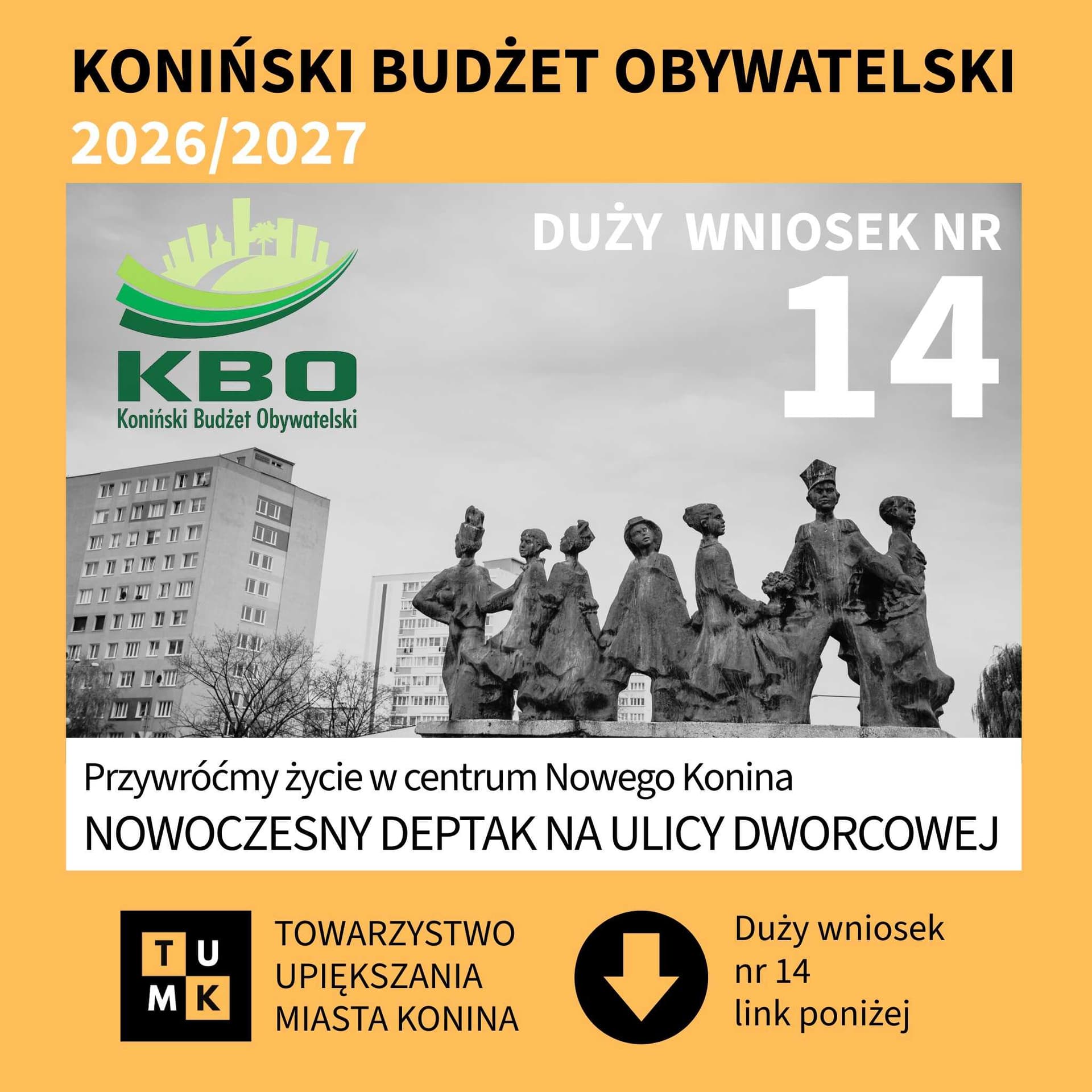 Ulica Dworcowa w Koninie ma szansę na nowe życie. Projekt trafi pod głosowanie mieszkańców
