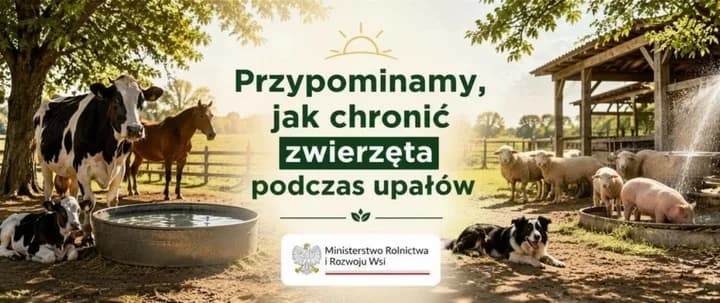 Upał zagraża zwierzętom. Woda i cień mogą ratować życie
