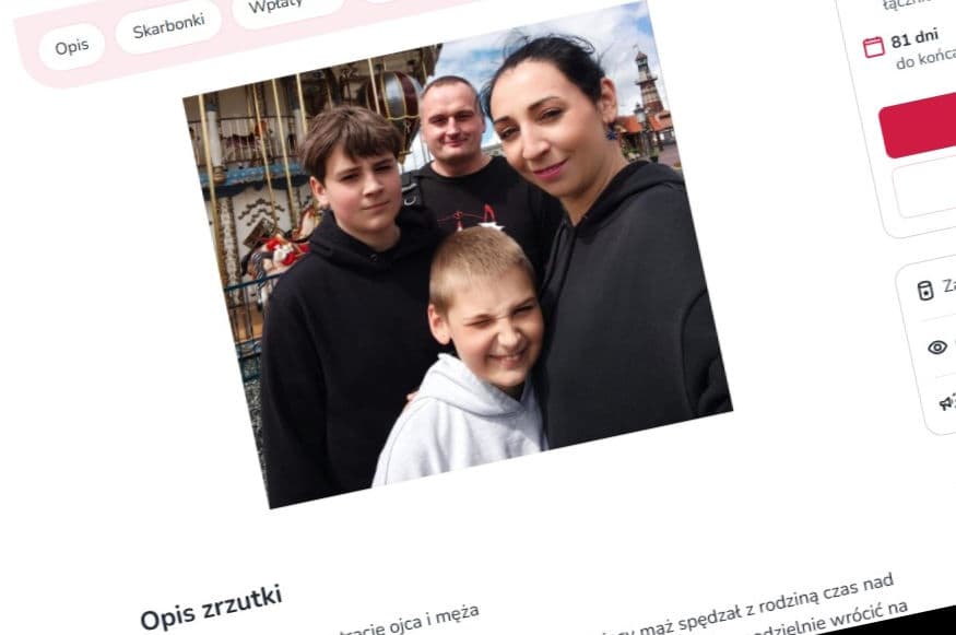 Uratował życie dzieci, sam… utonął. Rodzina z Białunia potrzebuje pomocy