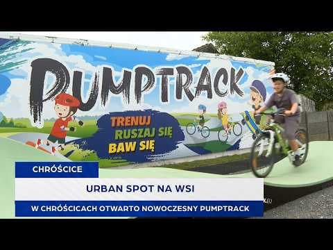Urban spot na wsi. W Chróścicach otwarto nowoczesny pumptrack