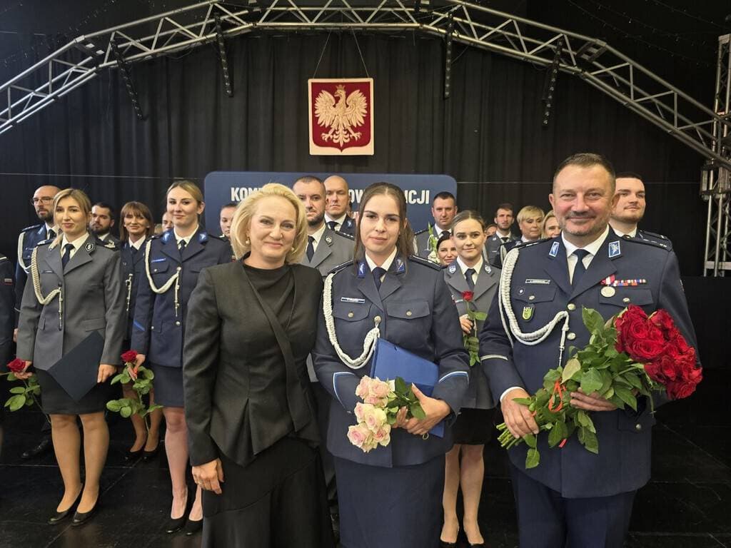 Uroczyste obchody Święta Policji w Środzie Śląskiej