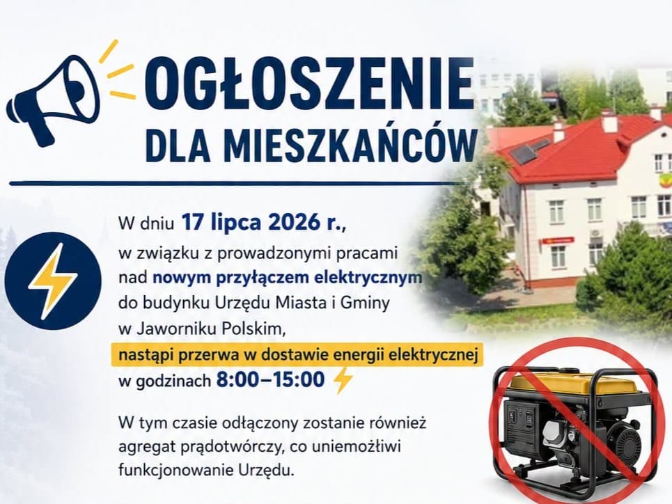 Urząd w Jaworniku Polskim będzie nieczynny w najbliższy piątek