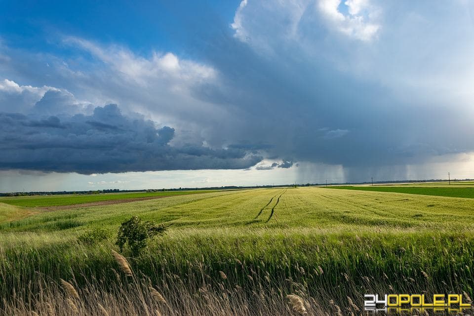 Uwaga. Burze rozwijają się nad Opolszczyzną. Wiatr może osiągać 80 km/h