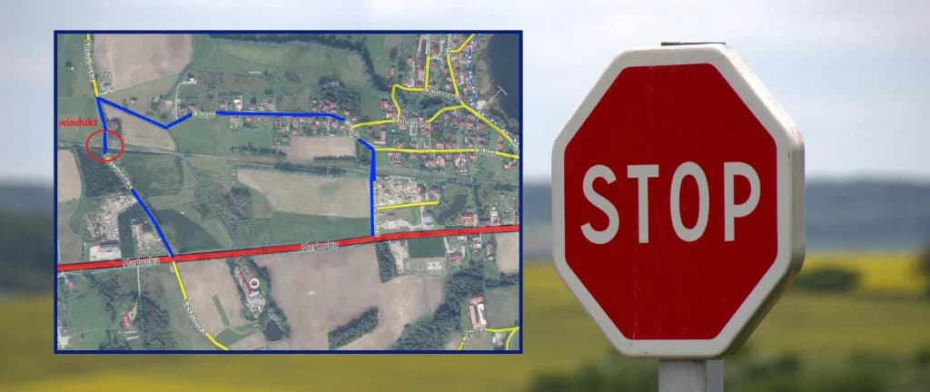 Uwaga kierowcy! Zamknięcie ul. Kaszubskiej w Kożyczkowie. Będą obowiązywać objazdy