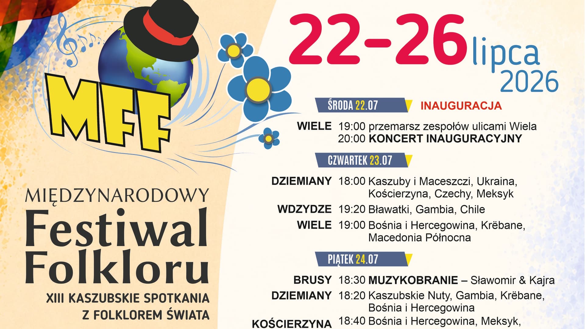 W 2026 Festiwalu Folkloru nie będzie ponownie nie tylko w Chojnicach, ale i w Czersku